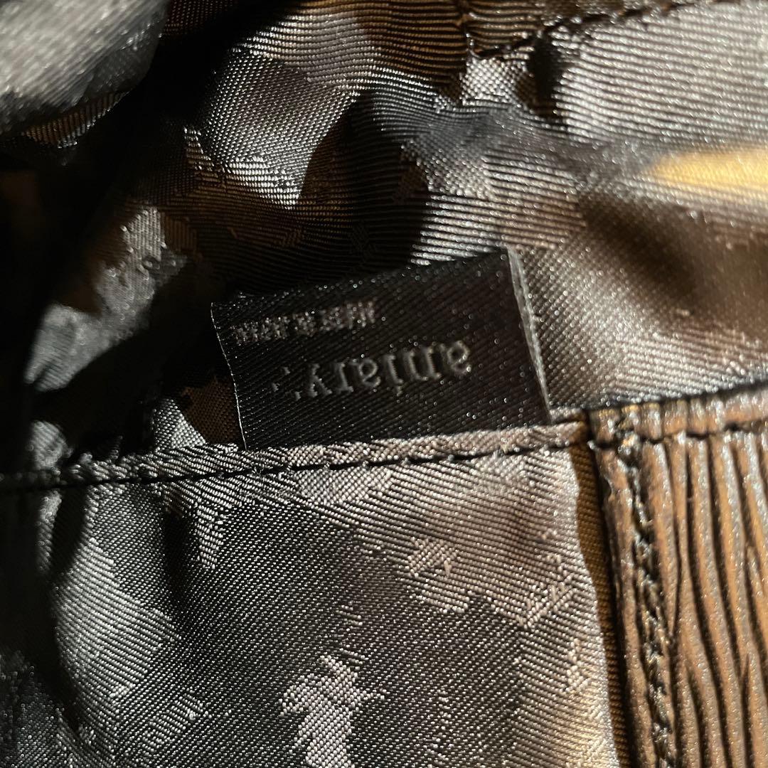 aniary アニアリー　ウェーブレザー　ブラック