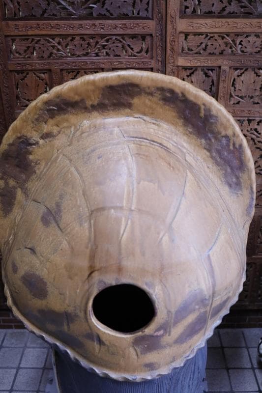 【引き取り限定】特大 古い信楽焼　狸 高さ115㎝ /骨董/古美術/美術品