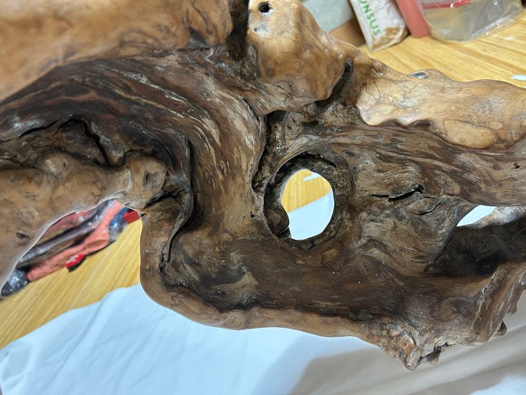 流木 アート作品 約1m置物 インテリア　木の根