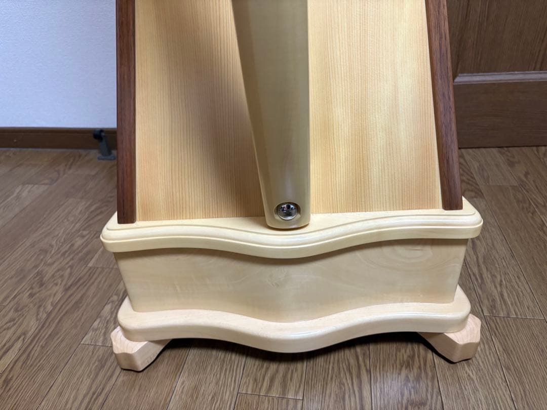 直取限定☆極美品　アオヤマ　ハープ　36弦　140N 唐草模様