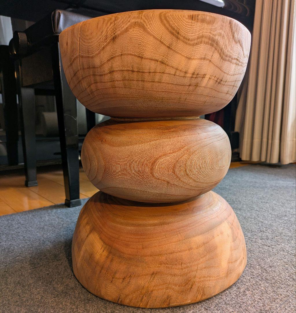 欅　ケヤキ　天然木　切り株　丸太　椅子　スツール　高さ約35㎝