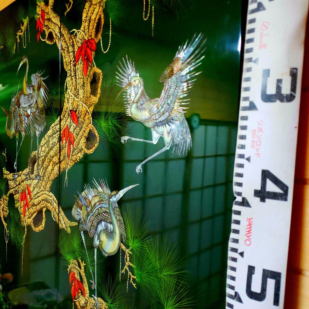 迫力有る精密アート作品。表面クリアー塗装仕上