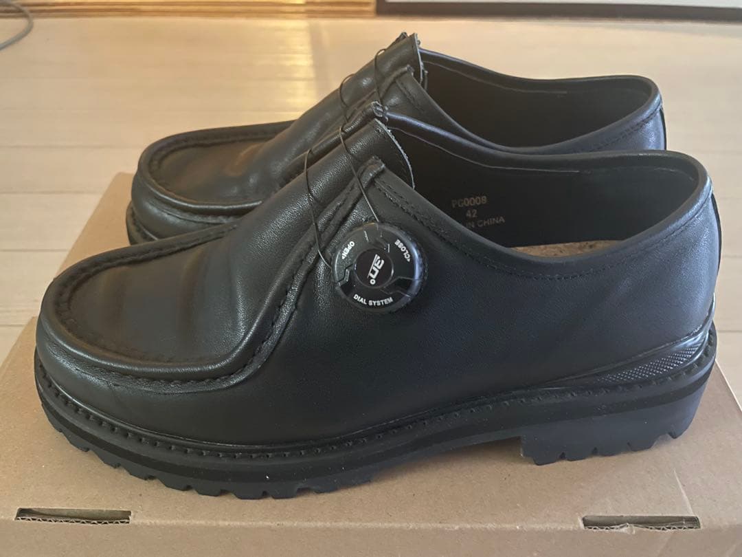 靴 PG Steven Alan KNOCK black leather