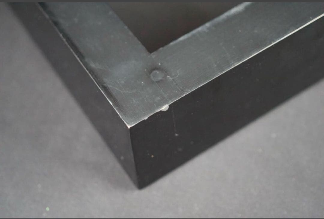 芳山 造 つぼつぼ 蒔絵 炉縁 共箱 茶道具 木製漆器