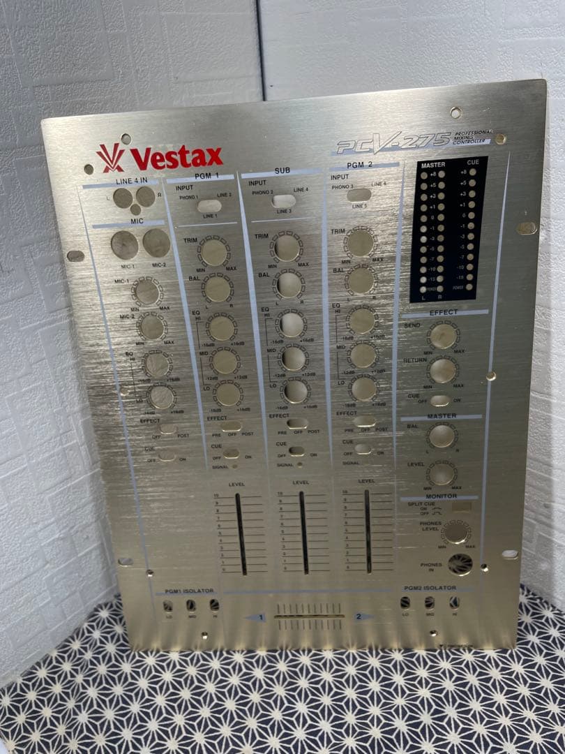 VESTAX ベスタクス　PCV-275 フェーダー、内部メンテナンス
