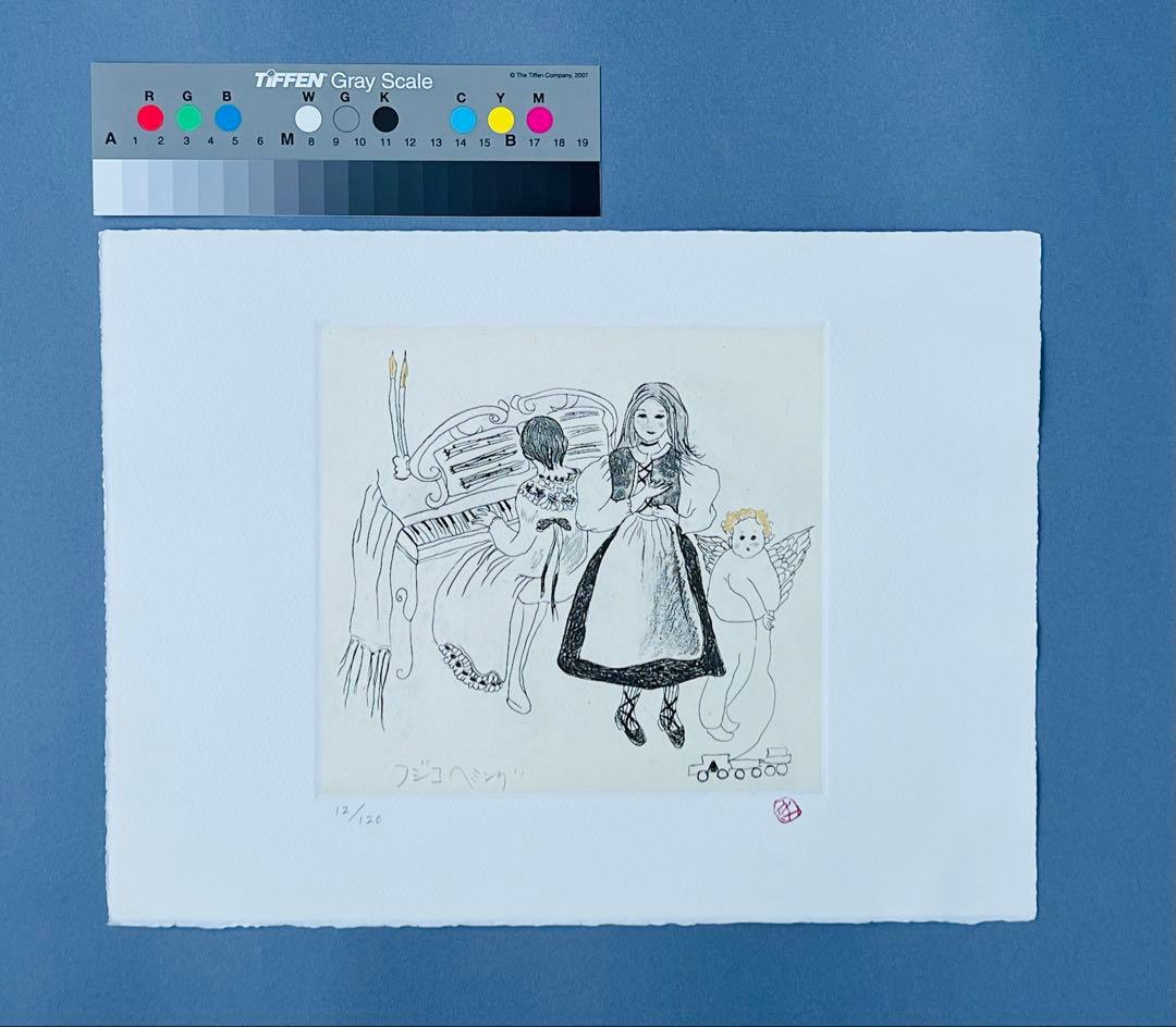 魂のピアニスト Fujiko Hemming 版画フジ子・ヘミング 絵画 完品