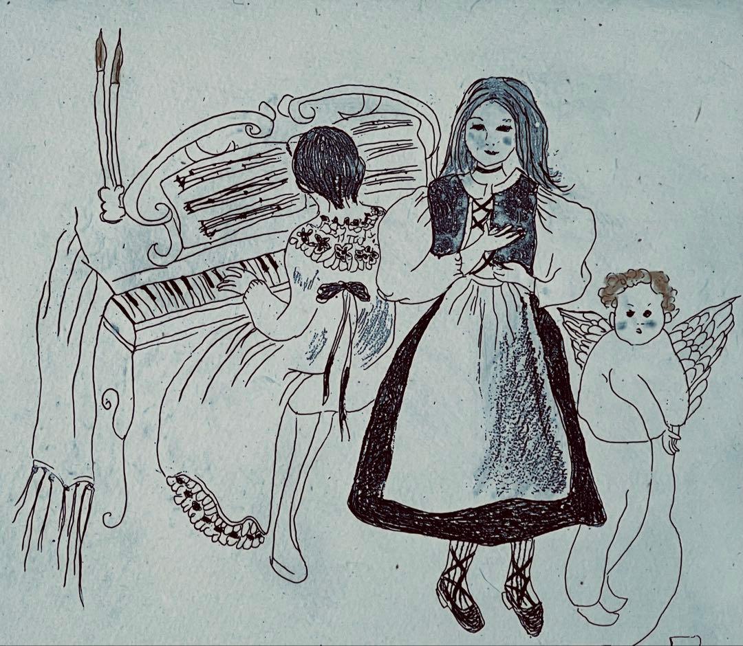 魂のピアニスト Fujiko Hemming 版画フジ子・ヘミング 絵画 完品