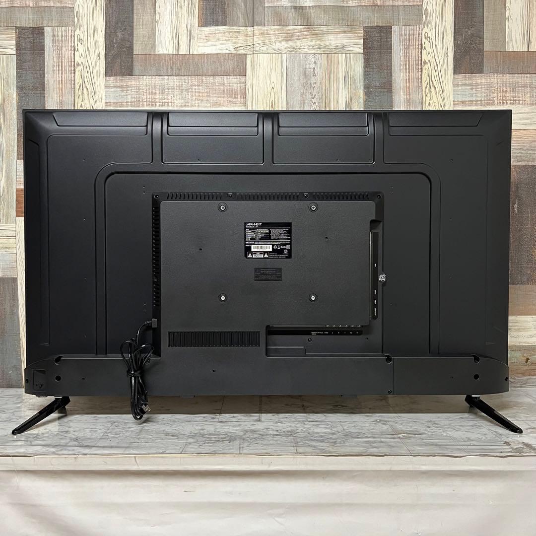 即日受渡❣️全国送料込昨年購入ジャパンネクスト50型4Kモニタースピーカーリモ付