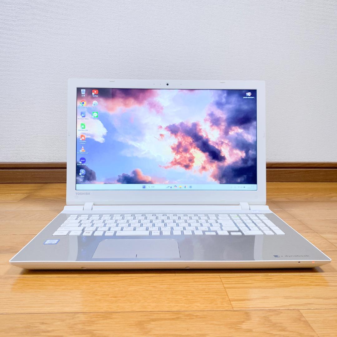 hime✨美品✨東芝ノートパソコン 第6世代i3 新品高速SSD