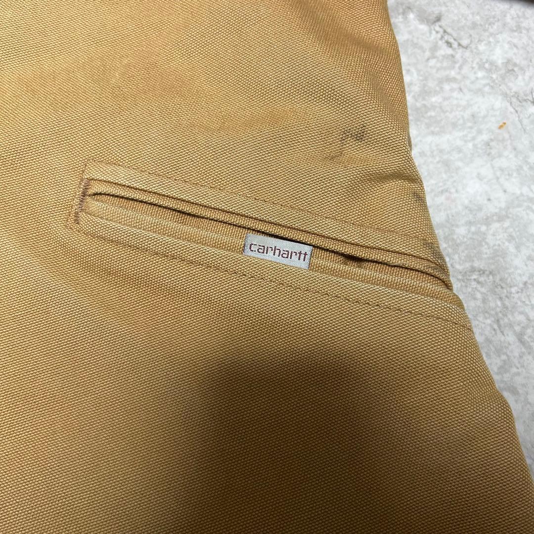 【希少モデル】80s カーハート デトロイトジャケット USA製 赤キルティング