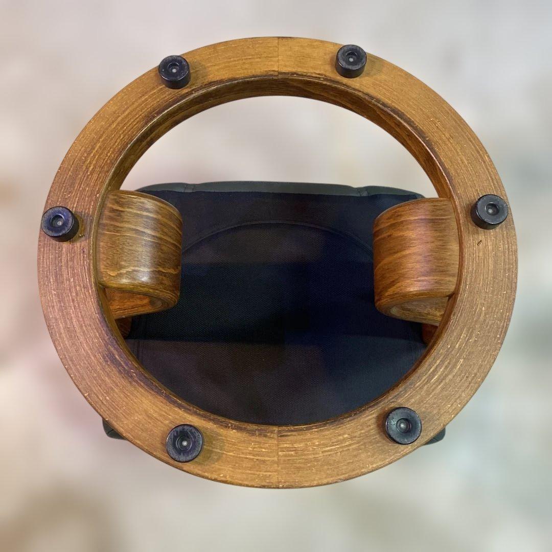 EKORNES エコーネス ダークグリーン レザー オットマン