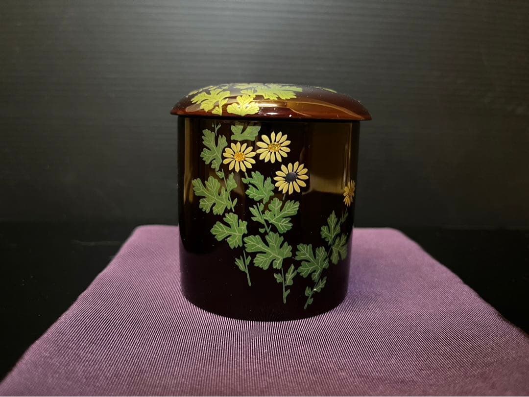 加賀蒔絵　鈴村清斎　輪島塗　棗