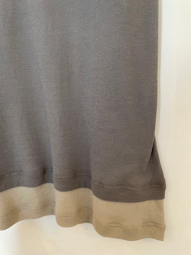 miumiu 2024 新作 ロゴ レイヤード ノースリーブカットソー タグつき