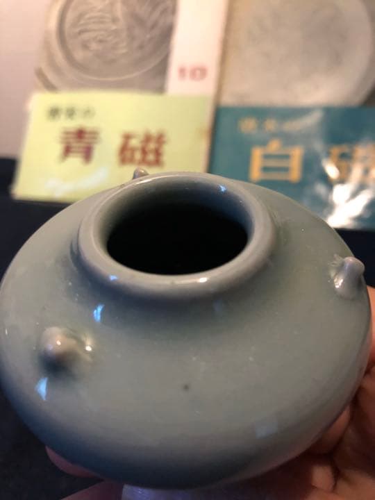 中国古美術品、宋代青白釉水滴、TF1106