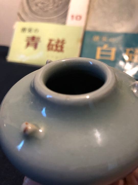 中国古美術品、宋代青白釉水滴、TF1106