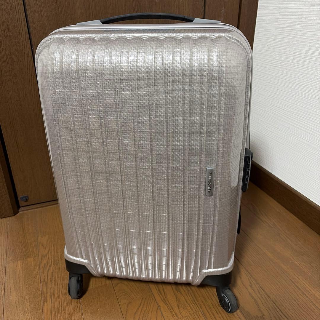 【極美品】Samsonite サムソナイトSPINNER 55/20 PEARL