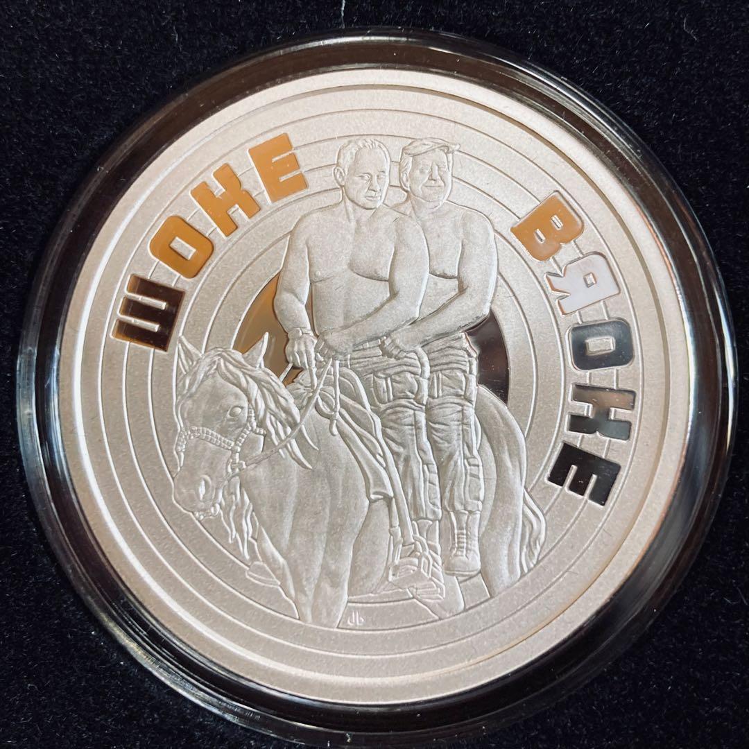 （激レア！）トランプ大統領　プーチン大統領　1オンス 銀貨　WOKE BROKE