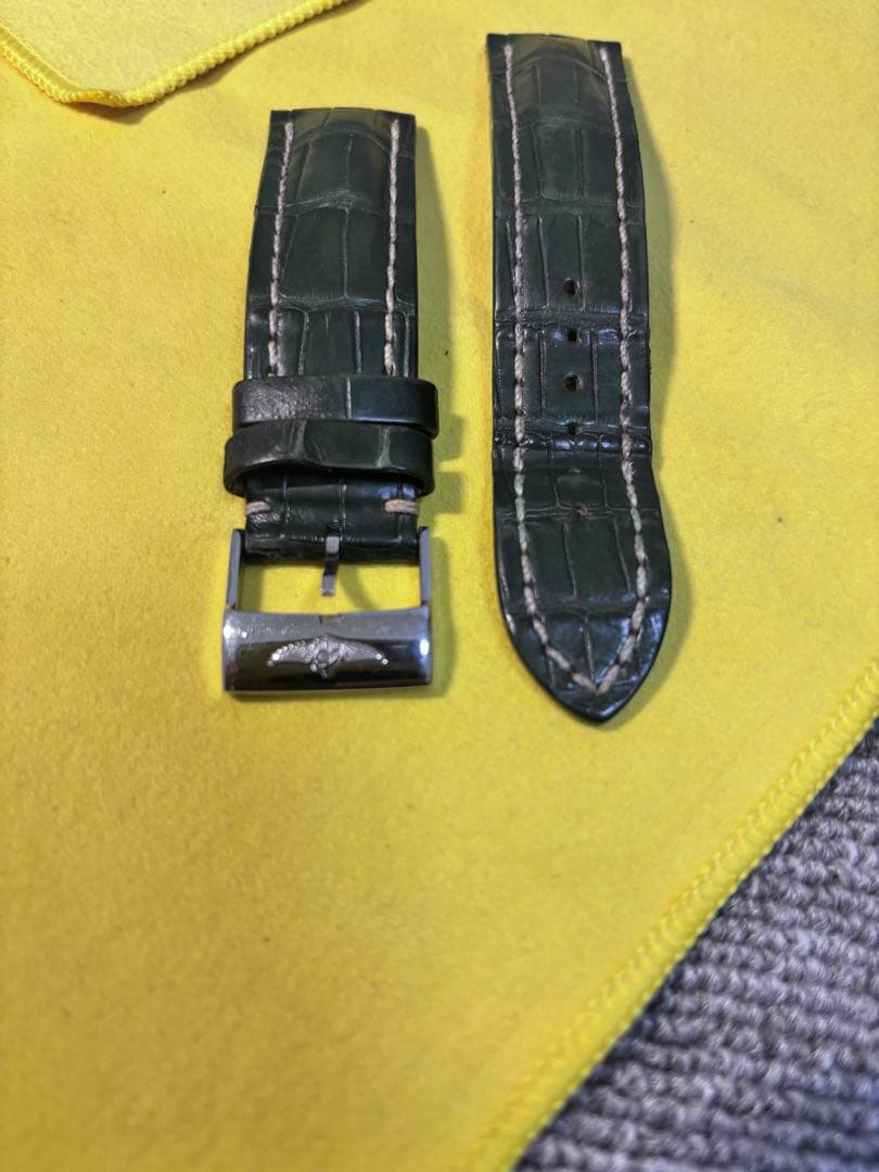 【純正】Breitling ラバーベルトとクロコベルトセット 22-20mm