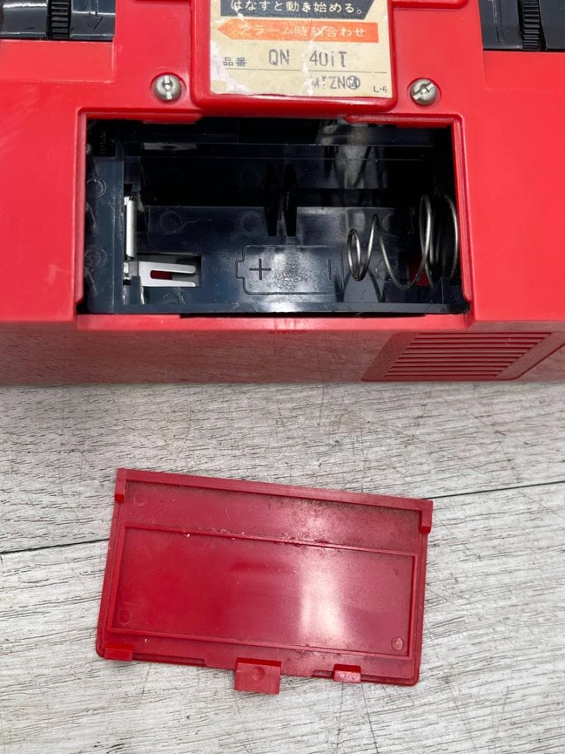 昭和レトロ セイコー パタパタ時計 QN401T 動作確認済 置時計 アラーム