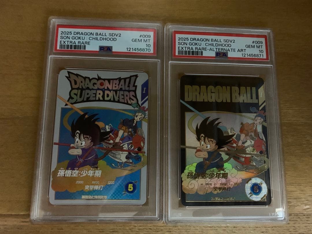 ドラゴンボール スーパーダイバーズ EX2-009 EXR PSA10 連番