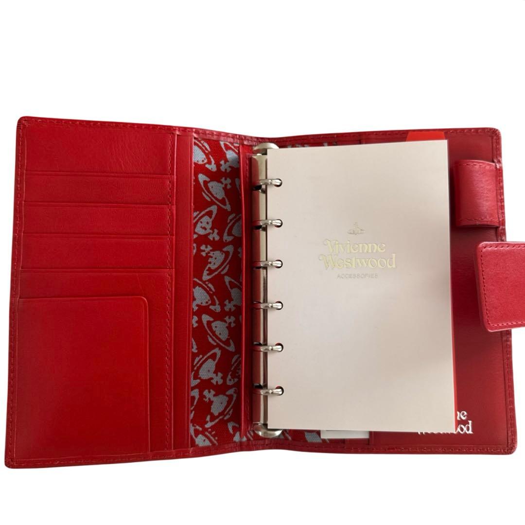 Vivienne Westwood 手帳カバー 赤(レッド)