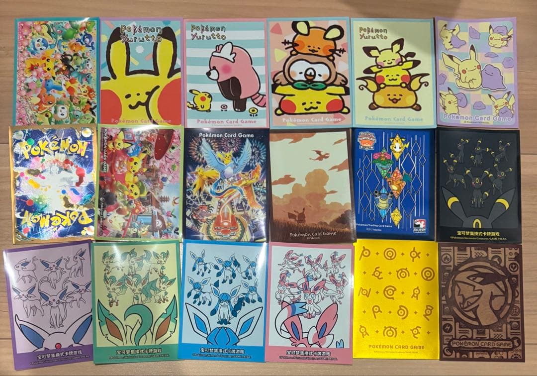ポケモン デッキシールド スリーブ 185種類