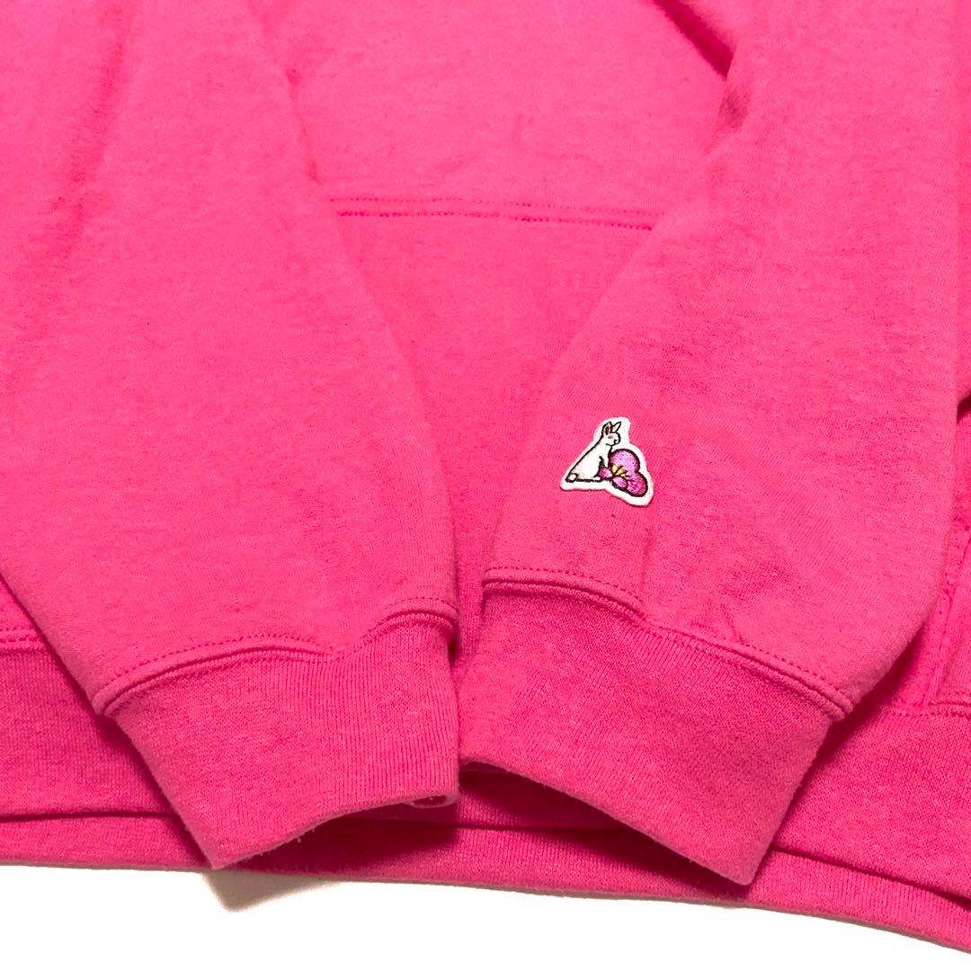 FR2 春兎性欲 えっちロゴ プルオーバーパーカー 限定品 ピンク M ワッペン