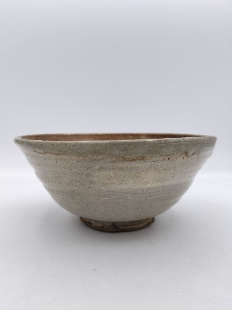 c392　茶碗 出雲楽山焼 10代長岡空處 木箱 茶道具　古物