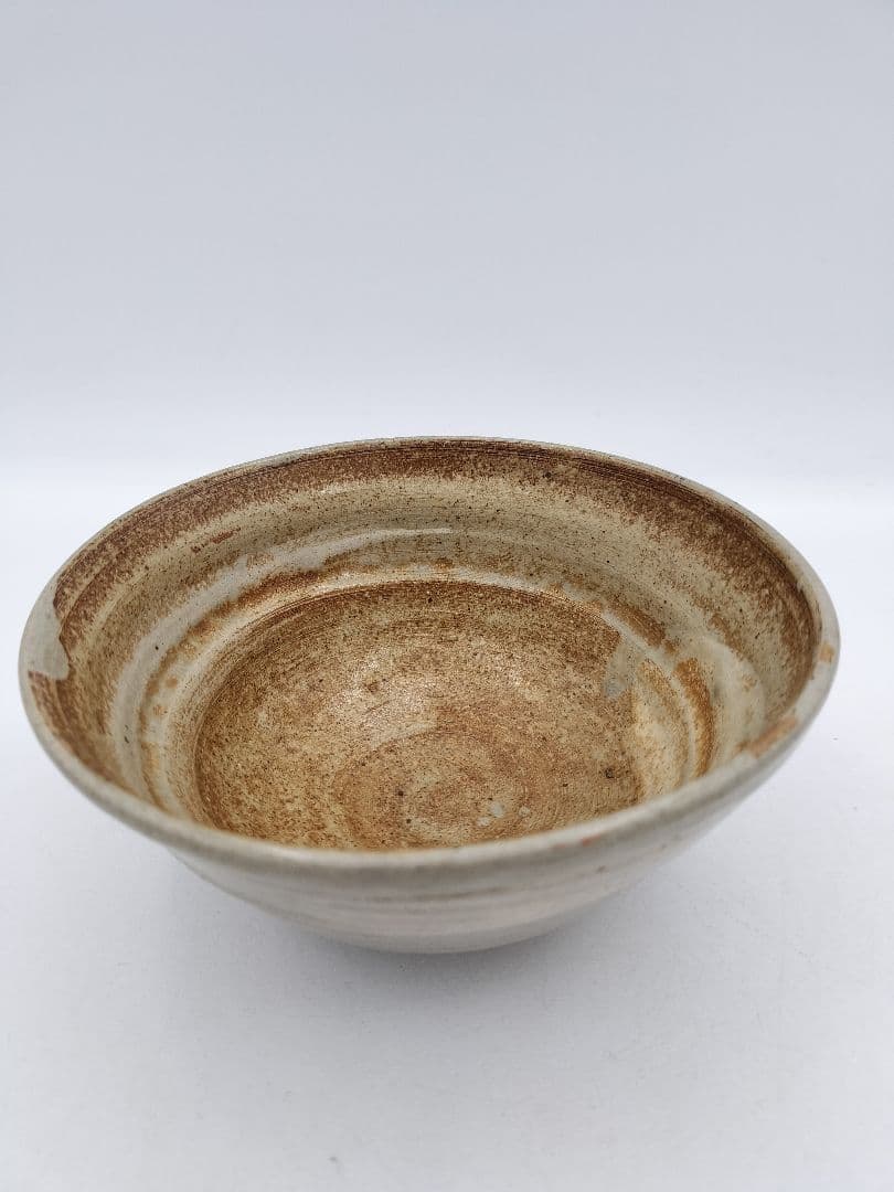 c392　茶碗 出雲楽山焼 10代長岡空處 木箱 茶道具　古物