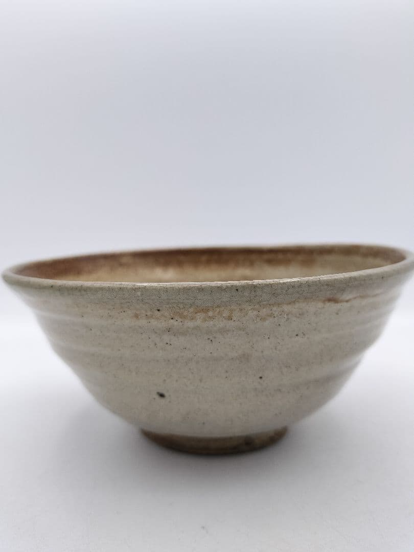 c392　茶碗 出雲楽山焼 10代長岡空處 木箱 茶道具　古物