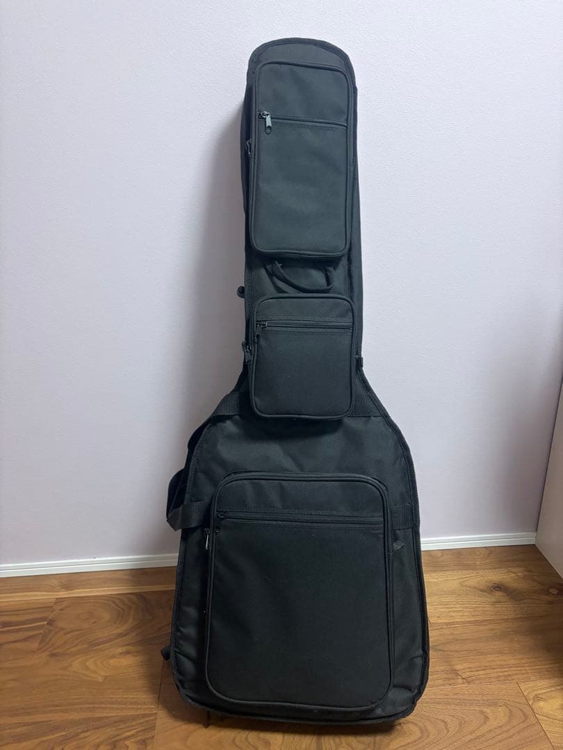 青 アコースティックギターとケースセット