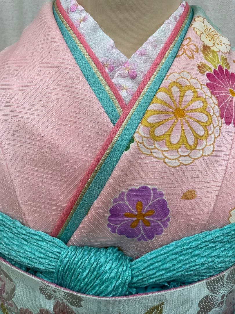 正絹　振袖　フルセット