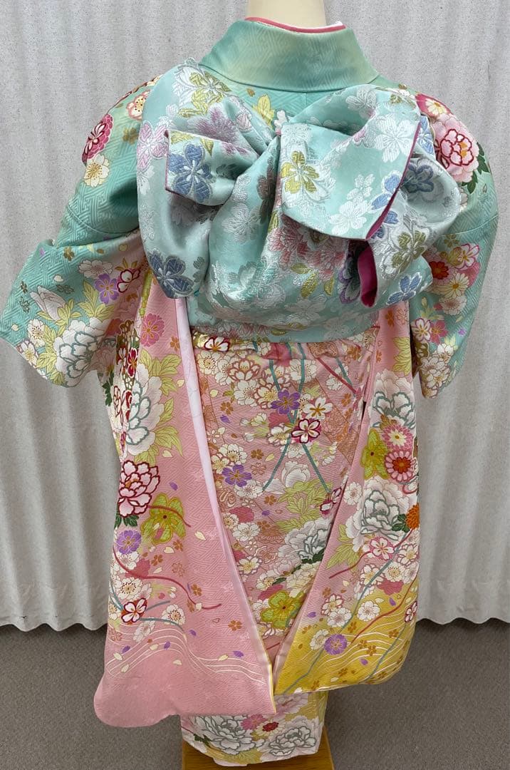 正絹　振袖　フルセット