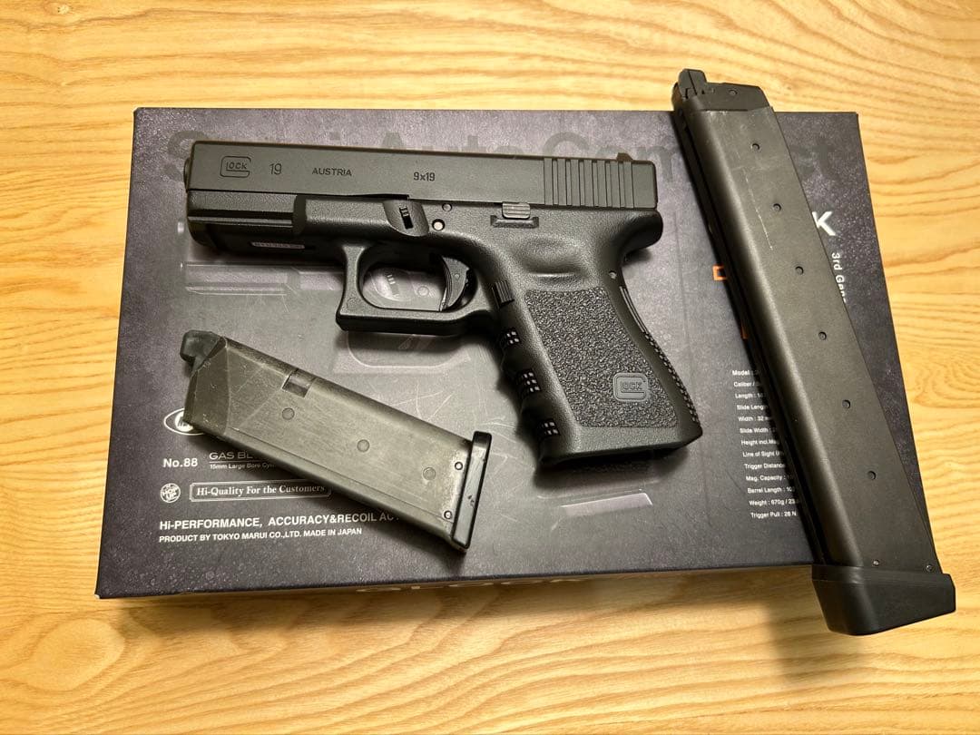 東京マルイ GLOCK グロック 19 Gen3 ガスブローバック 美品 状態⚪︎