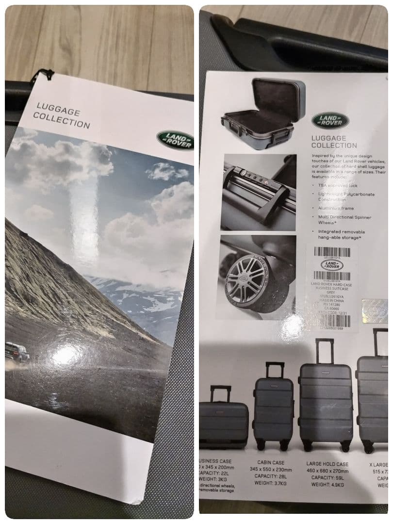 ランドローバー　キャリーケース　機内持ち込み可　グレー