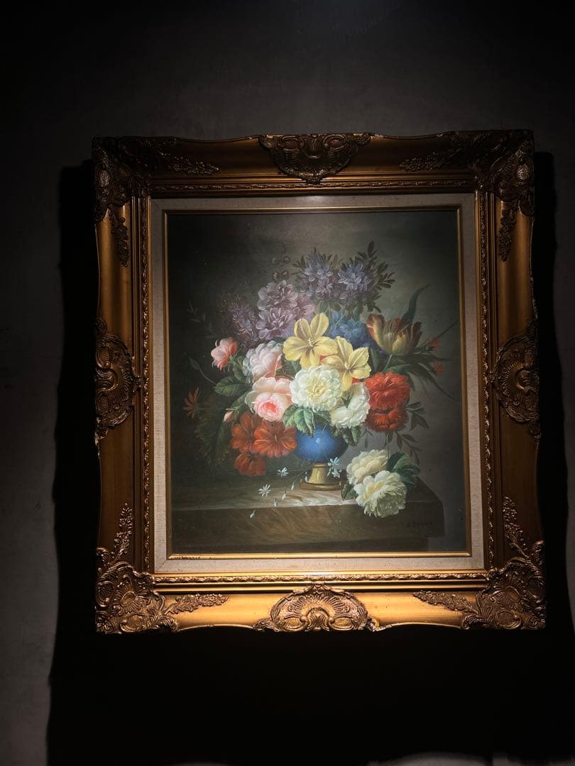 専用他の方発送×精密画　【静物】　肉筆　直筆サインあり