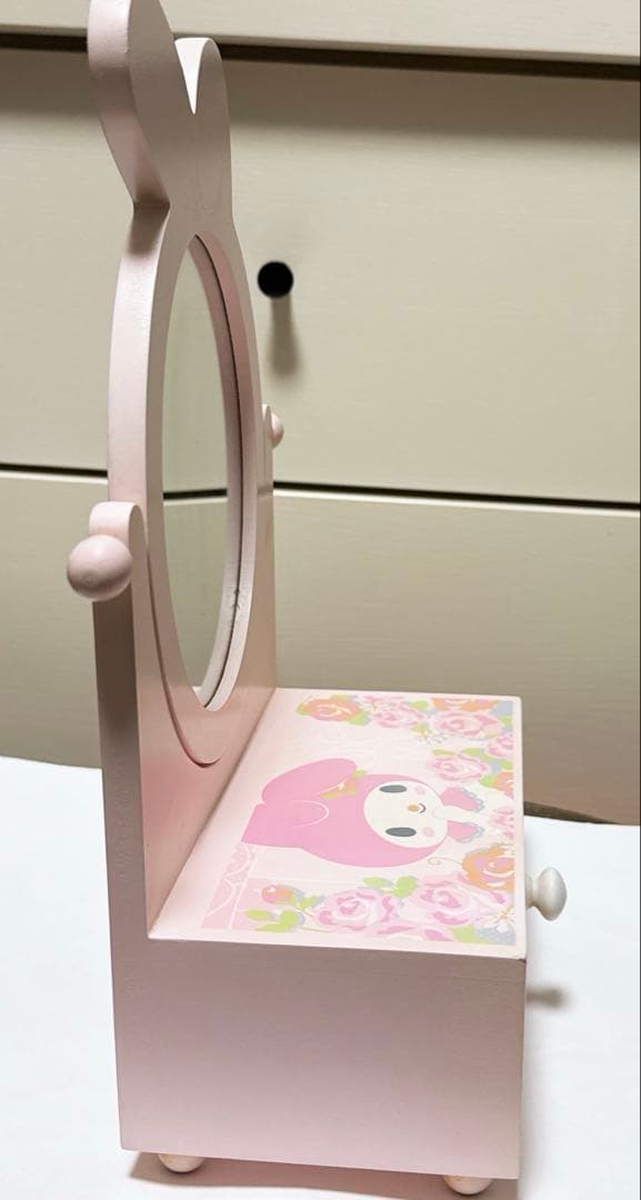 希少 レア ☆マイメロディ ローズガーデン シリーズ 木製 ミニドレッサー