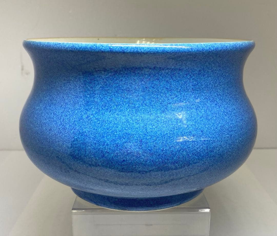 中国清時代　呂均窯大鉢　口径20.5㎝　東Y7-0228☆2Fタルサ