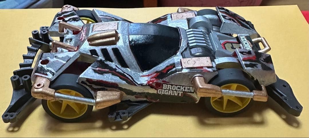 ミニ四駆 オリジナル塗装品 ブロッケンギガントG MINI 4WD 銀