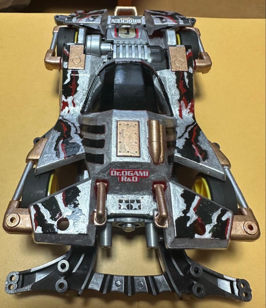 ミニ四駆 オリジナル塗装品 ブロッケンギガントG MINI 4WD 銀