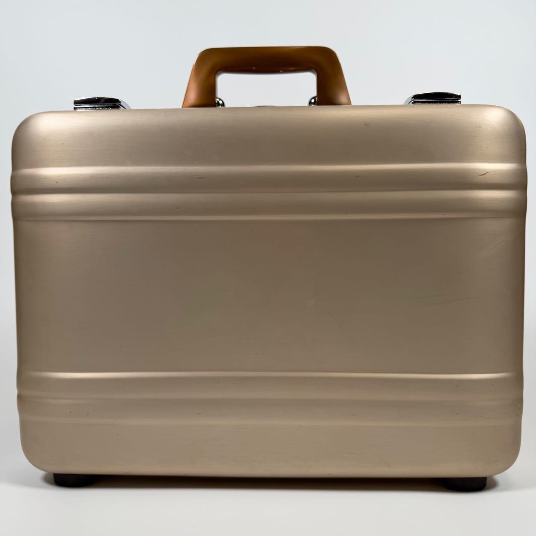 【希少色】ゼロハリバートン　アタッシュケース　ダイヤルロック　シャンパンゴールド