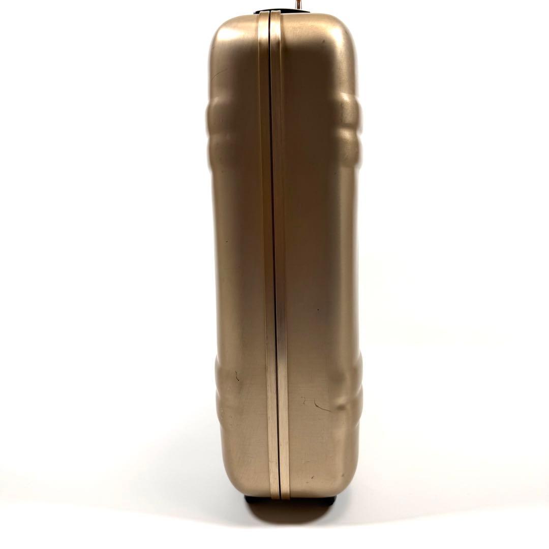 【希少色】ゼロハリバートン　アタッシュケース　ダイヤルロック　シャンパンゴールド