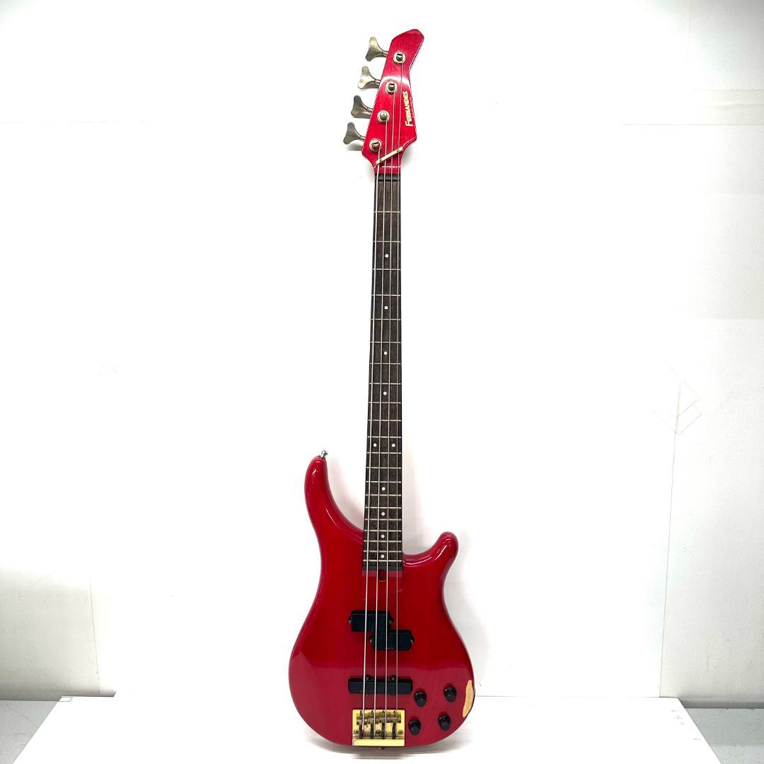 中古 FERNANDES フェルナンデス ベース 赤 レッド