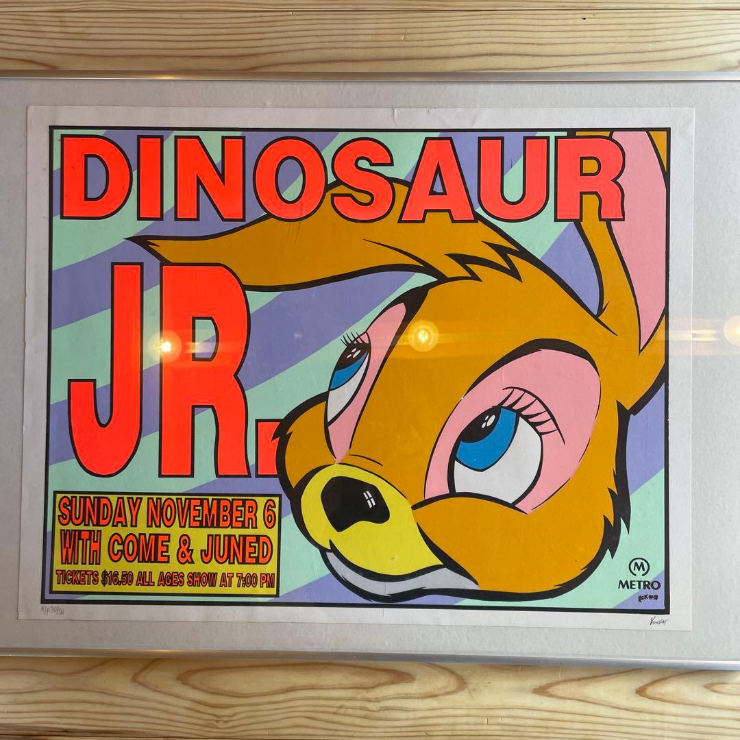 frank kozik / dinosaur jr シルクスクリーンポスター