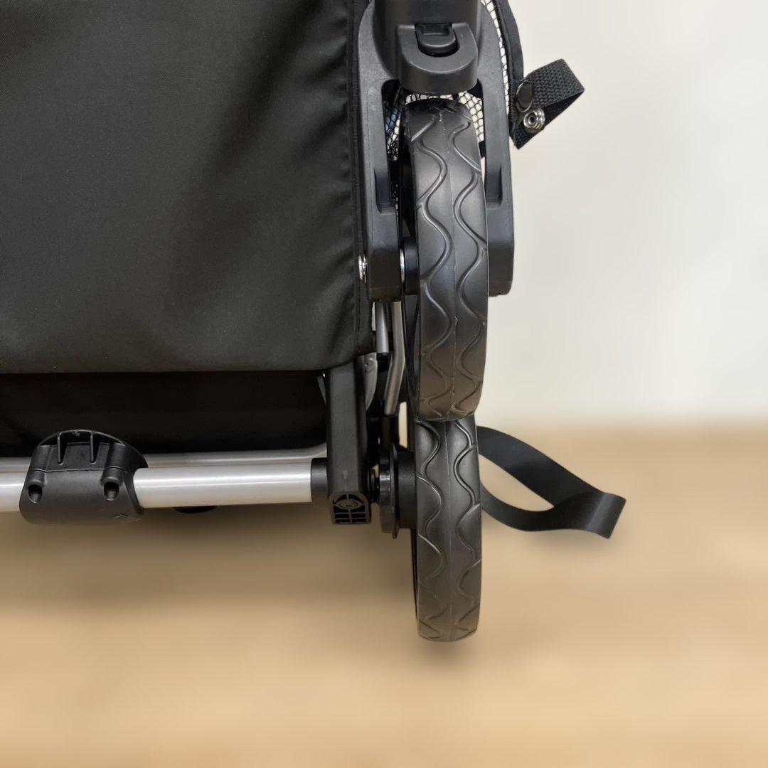 EcoCa 折りたたみ式ショッピングカート ブラック