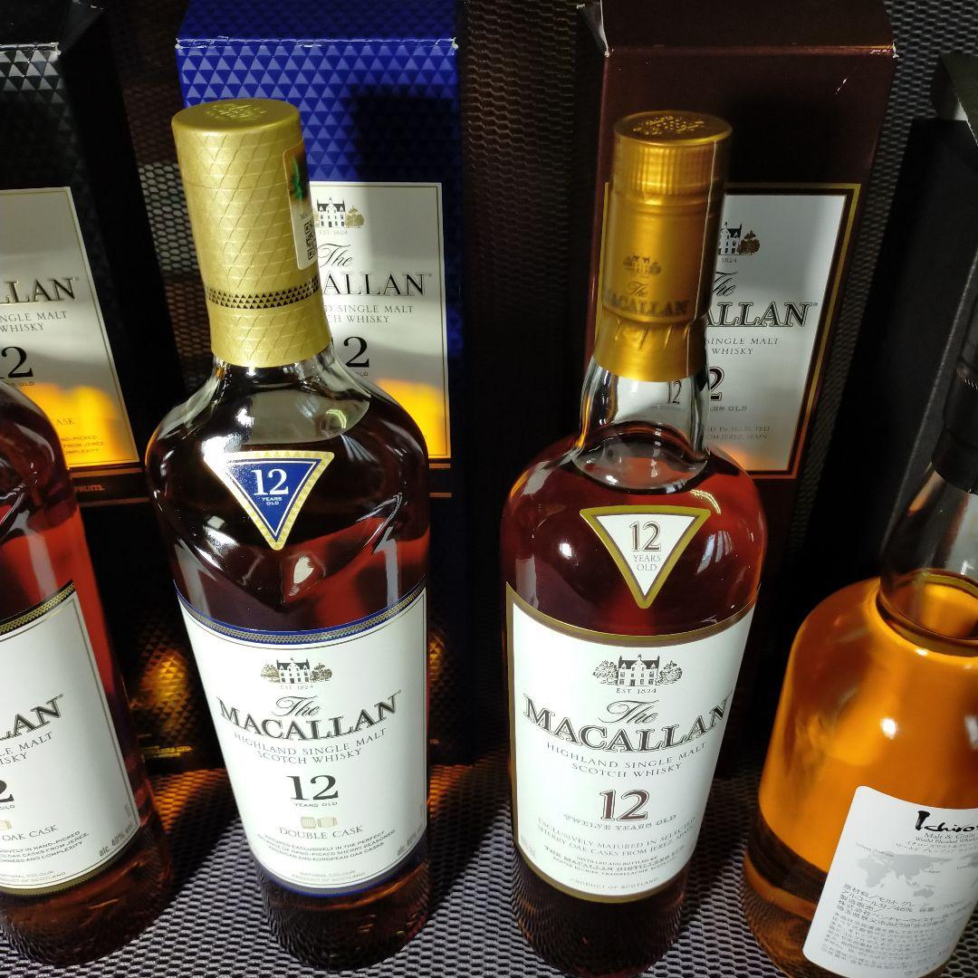 マッカラン12年 旧ボトル　他イチローズ モルト　合計4本