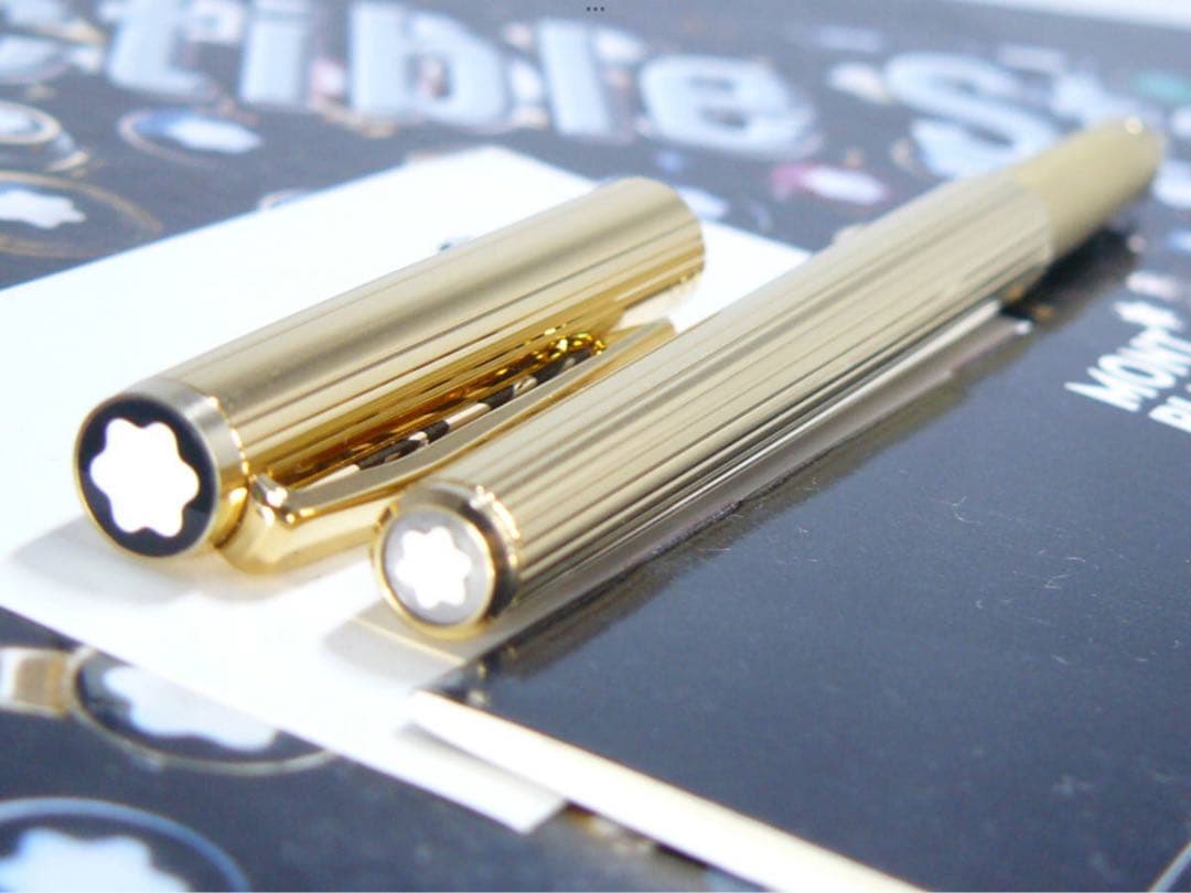 モンブラン　★金運を呼ぶ！黄金の総金張りの価値の高い逸品！★ノブレスNo1347