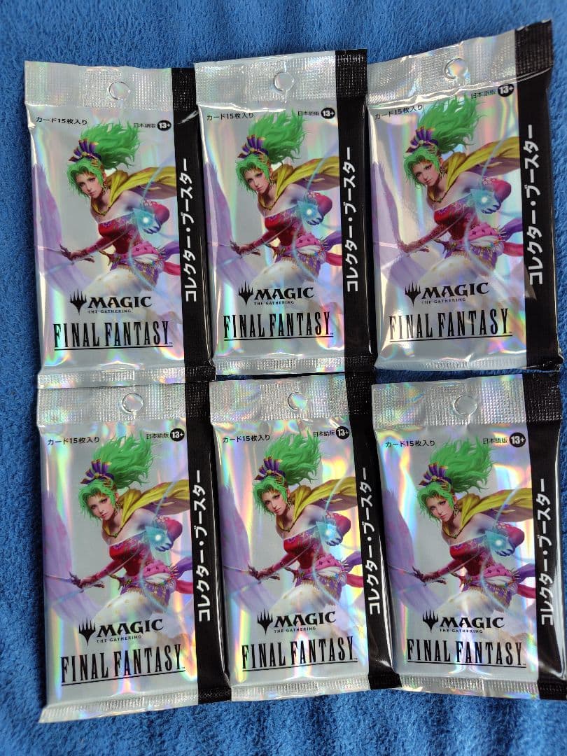 【新品未開封】ファイナルファンタジー コレクターブースター 6パック　日本語