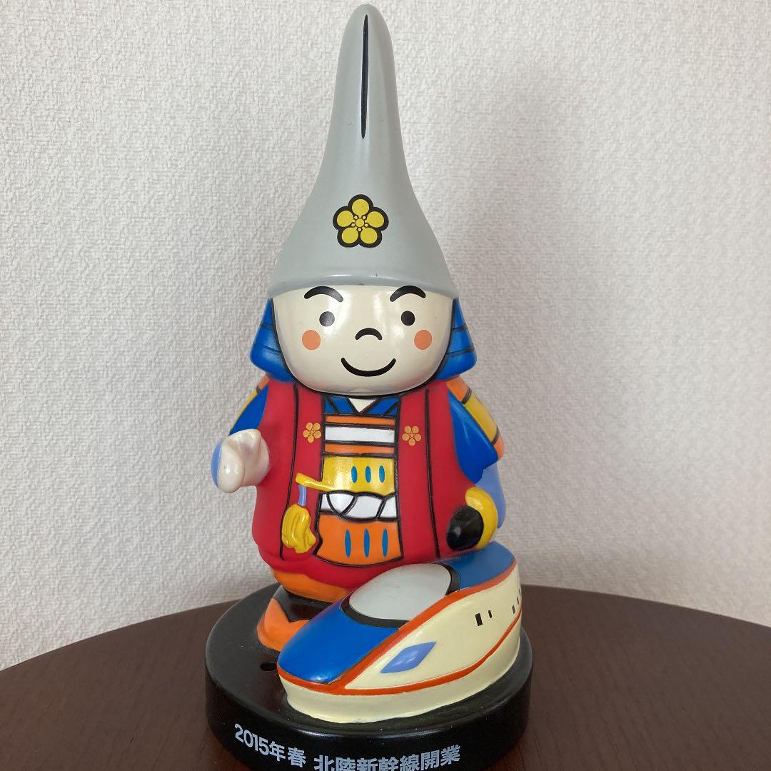 北陸新幹線開業記念貯金箱　利長くん