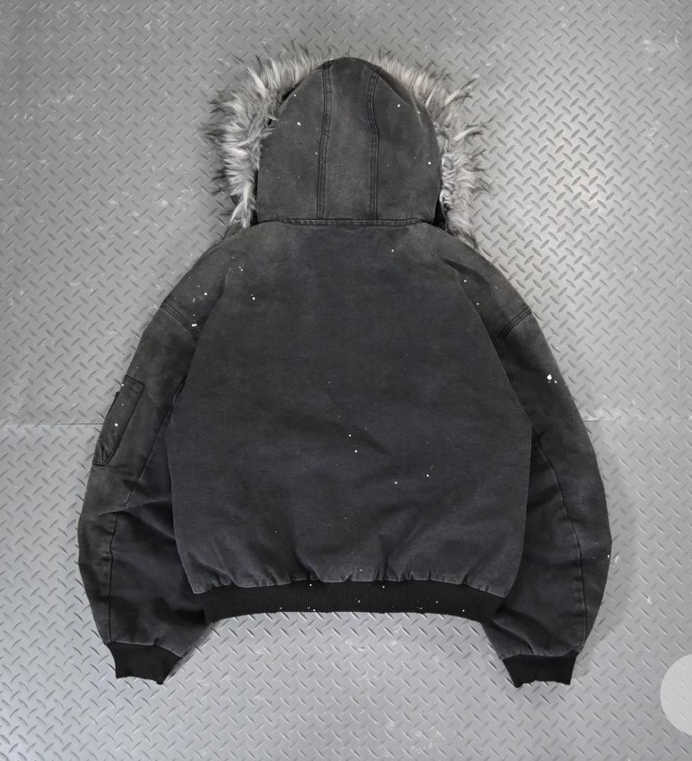 L2205　ウォッシュドファージャケットM　地底人ONLINE